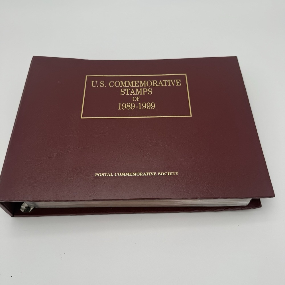 Vintage Postal Commemorative Society U.S. Stamps 1989-1999 Album Collection PCS